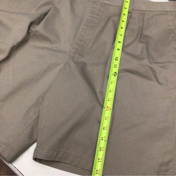 Timber Creek Wrangler Mens Size 40 Tan Khaki Chino Shorts Zip Fly - Picture 10 of 14